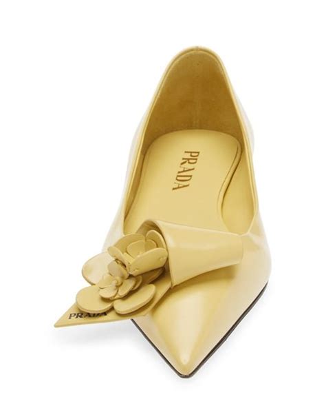 pointy toe flat prada price|Prada Loop Bouquet Pointed Toe Flat (Women) .